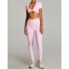 Женский фитнес комплект Crop T-shirt + Leggings model 175